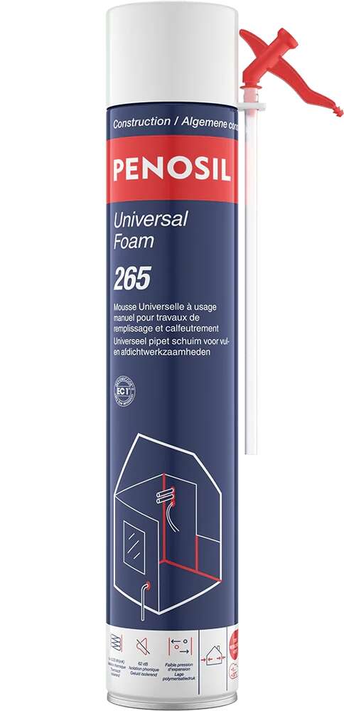 Image du produit BOMBE MOUSSE POLYURETHANE 265 UNIVERSELLE 750ML MANUEL