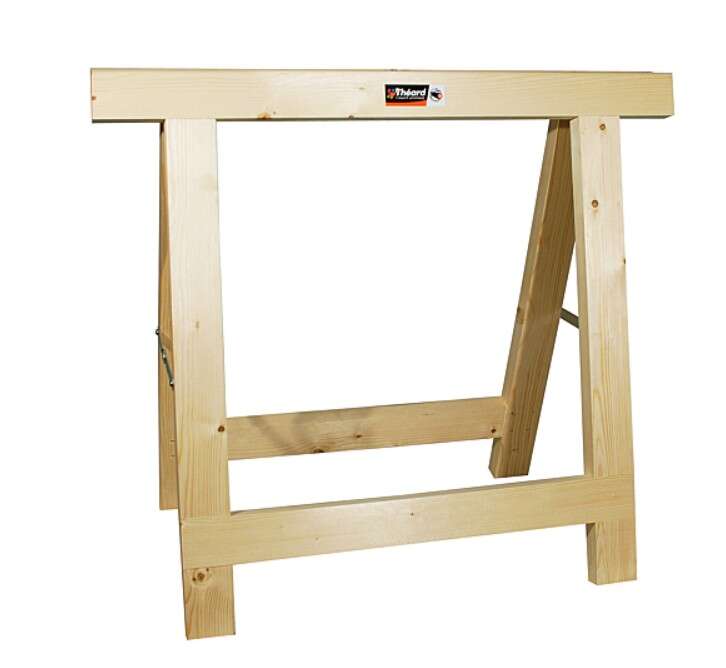 Image du produit TRETEAU BOIS SUPERPRO   HAUT 0.78M LARG 0.90M CAPACITE 2T