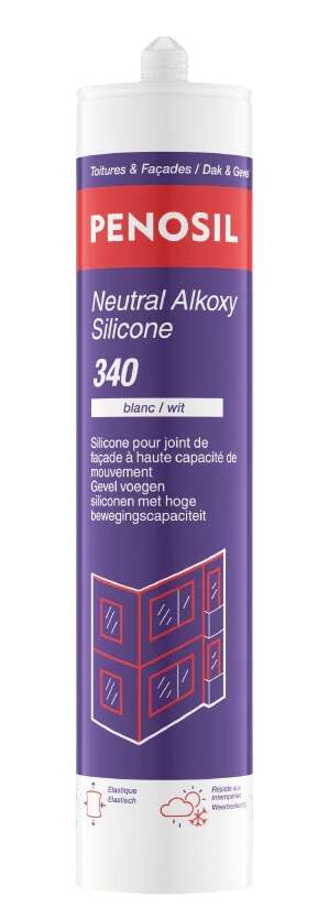 Image du produit CARTOUCHE MAST SILICONE 340 ALKOXY BLANC 300ML JOINT PANNEAUX FACADE