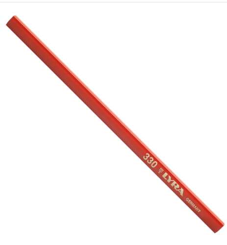 Image du produit CRAYON CHARPENTIER LYRA 30CM PROFI 330 ROUGE PROMO BOITE DE 100 P