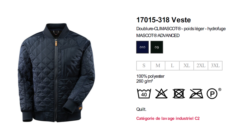 Image du produit VESTE THERMIQUE ADVANCED L