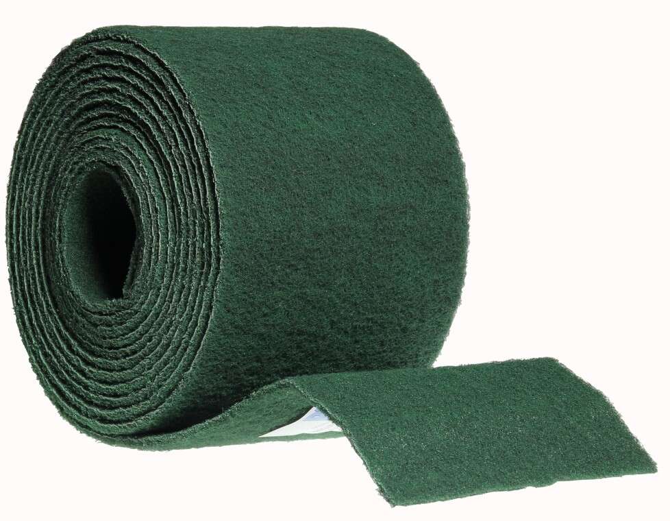 Image du produit -- TAMPON ABRASIF VERT RECURAGE ROULEAU DE 140 MM X 5 M