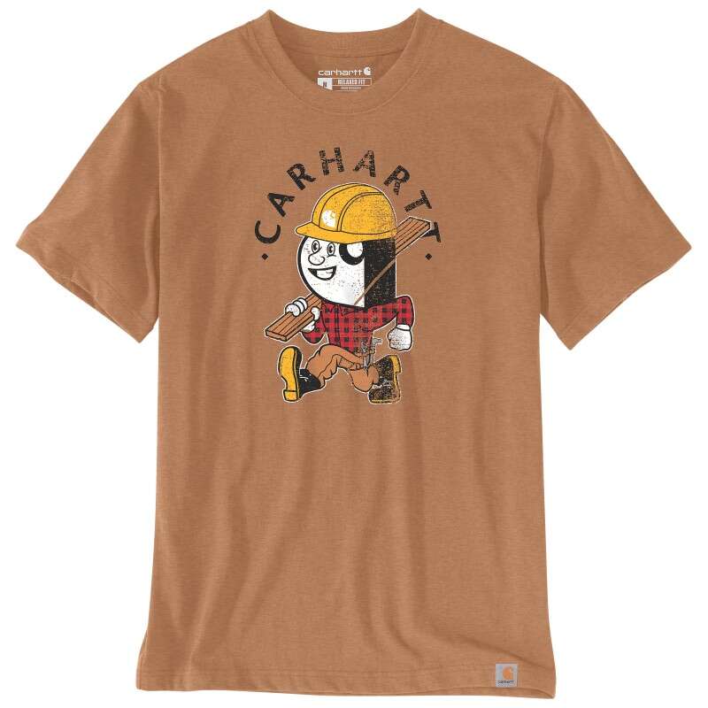 Image du produit T SHIRT CARHARTT JAUNE LOGO POITRINE CARPENTER