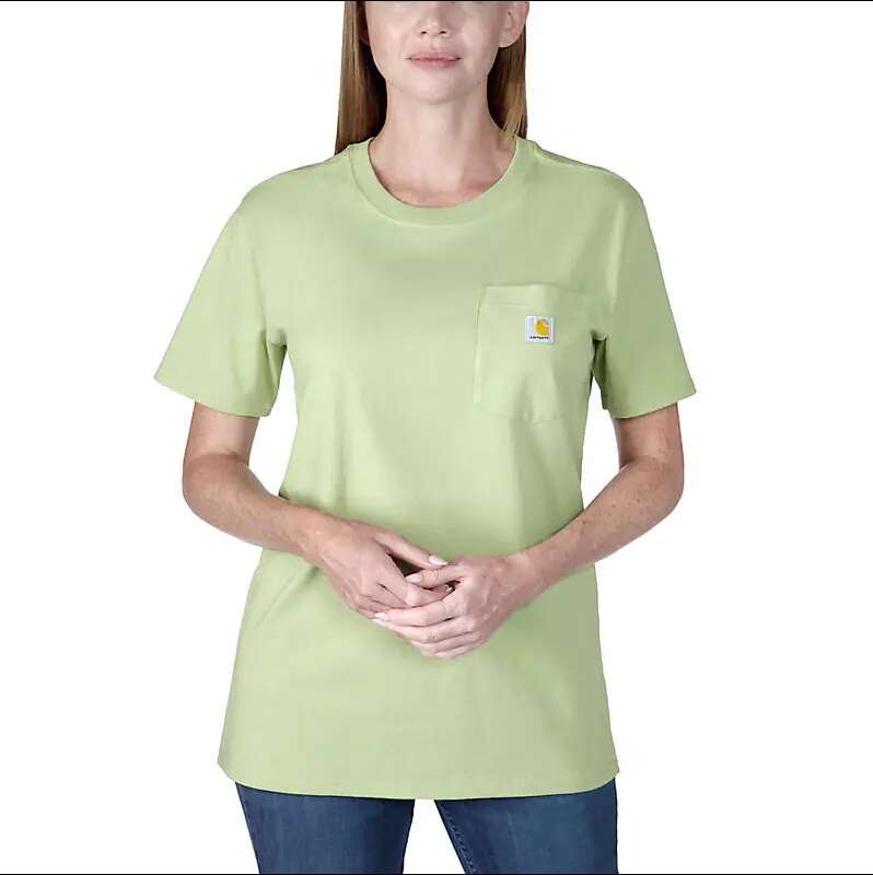 Image du produit T SHIRT FEMME CARHARTT 103067 V83 VERT CELADON
