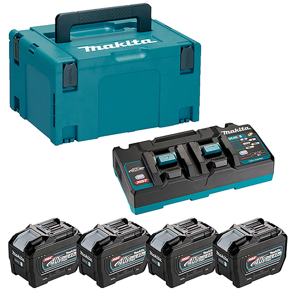 Image du produit PACK ENERGIE 40V MAKITA 4 BAT 8AH ET CHARGEUR DC40RB MAKPAC3