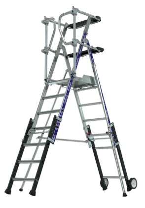Image du produit PLATEFORME SHERPASCOPIC 5 A 7 MARCHES DE 1.14 A 1.61M REPLIABLE