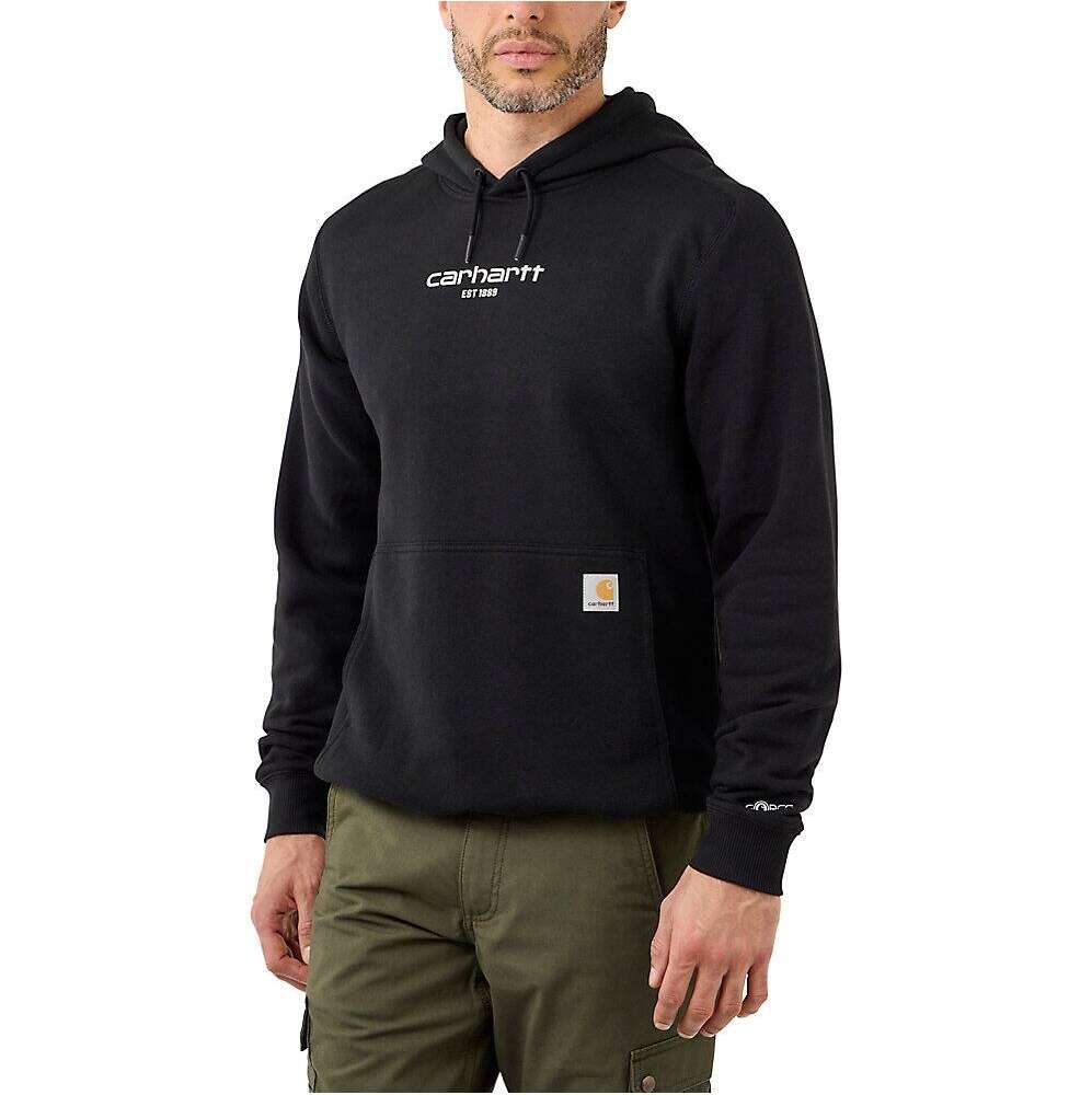 Image du produit SWEAT A CAPUCHE CARHARTT NOIR LOGO FACE 105569 001