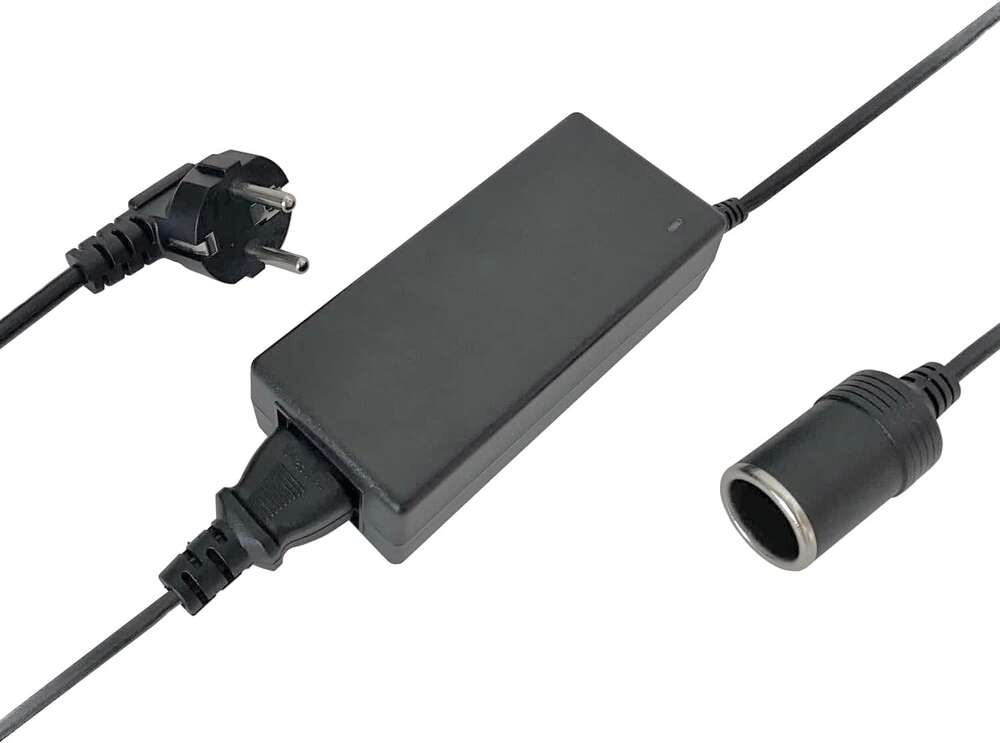 Image du produit ADAPTATEUR ALLUME CIGARE SECTEUR 220V/12V AC/DC 5A 60W