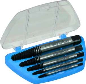 Image du produit JEU 5 EXTRACTEURS VIS CASSEE 3.9MM A 10.9 MM BOITE DE 5