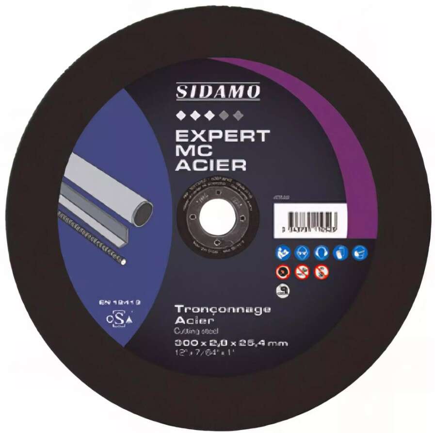 Image du produit DISQUE A TRONCONNER EXPERT MC ACIER PLAT &Oslash; 300X3X25.4