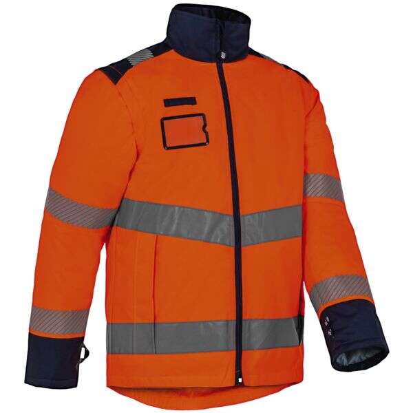 Image du produit VESTE GILET FROID SKYD KALL HIVI ORANGE MARINE
