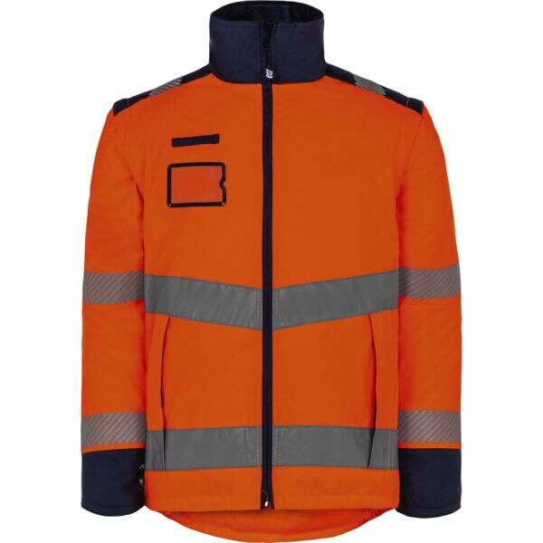 Image du produit VESTE GILET FROID SKYD KALL HIVI ORANGE MARINE