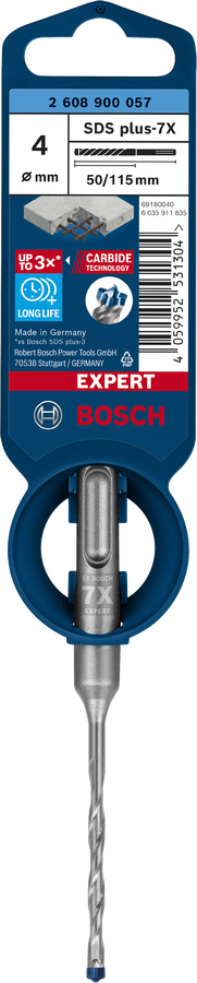 Image du produit FORET 7X BOSCH SDS-PLUS &Oslash; 04X50X115MM