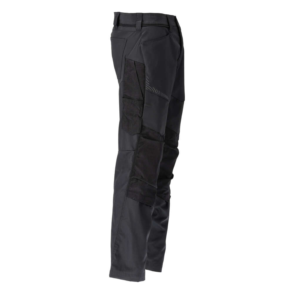 Image du produit PANTALON NOIR POCHES GENOUILLERES MASCOT
