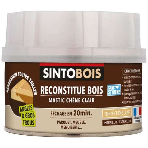 Image du produit SINTOBOIS CHENE CLAIR 190 GR RECONSTITUTION BOIS