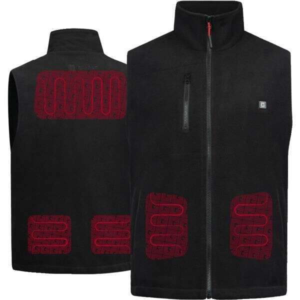 Image du produit GILET POLAIRE CHAUFFANT - NOIR G HEAT (BATTERIE ET C&Acirc;BLE INCLUS)
