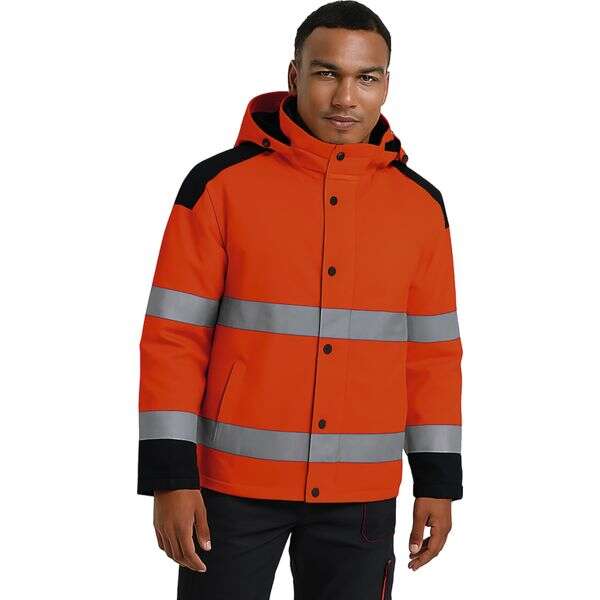 Image du produit VESTE CHAUFFANTE HIVI ORANGE FLUO G HEAT R&Eacute;VERSIBLE