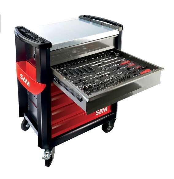 Image du produit SERVANTE SAM 6 TIROIRS KIT MAINTENANCE INDUS 224 OUTILS