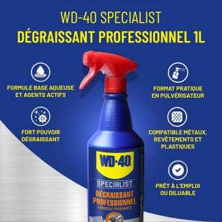Image du produit BOMBE WD40 SPECIALIST DEGRAISSANT PROFESSIONNEL  1L