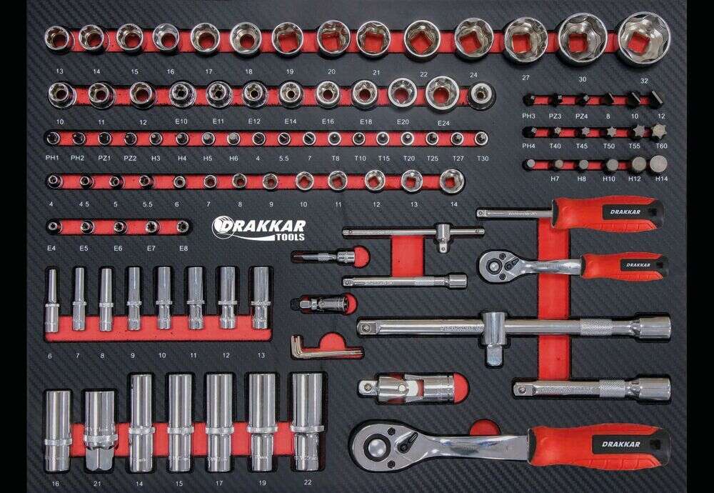 Image du produit SERVANTE DRAKKAR  7 TIROIRS 176 OUTILS