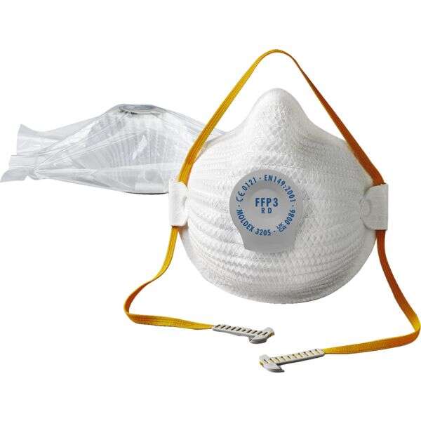 Image du produit MASQUE FFP3 R D SOUPAPE AIR S&Eacute;RIE AIR AVEC VENTEX&reg;, SOUS EMBALLAGE INDIVIDUEL