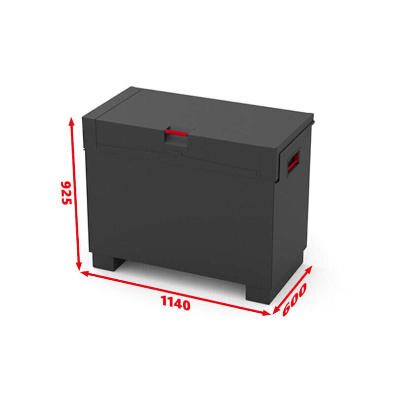 Image du produit COFFRE METALLIQUE NOIRE SECURISEE 1165 X 600 X 925MM