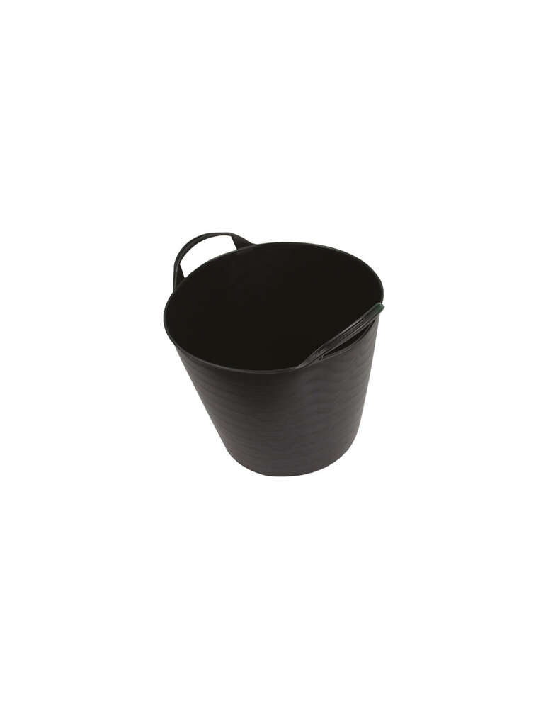 Image du produit AUGE PLASTIQUE ECO  BAC ROND CAPAZO 26L AVEC POIGNEES NOIRE