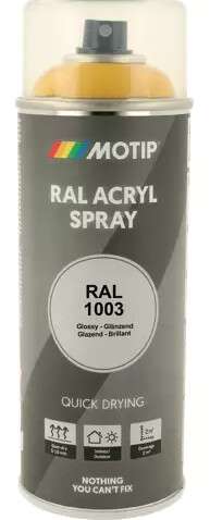 Image du produit BOMBE PEINTURE RAL 1003 JAUNE SECURITE 400 ML