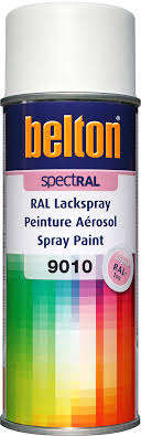 Image du produit BOMBE PEINTURE RAL 9010 BLANC BRILLANT 400ML
