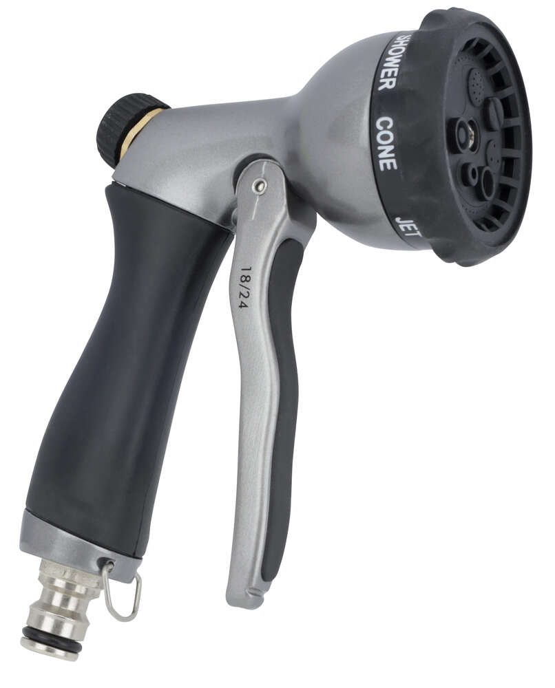 Image du produit PISTOLET POMME 7 JETS RAPIDE BI-MATIERE ABS/ALU