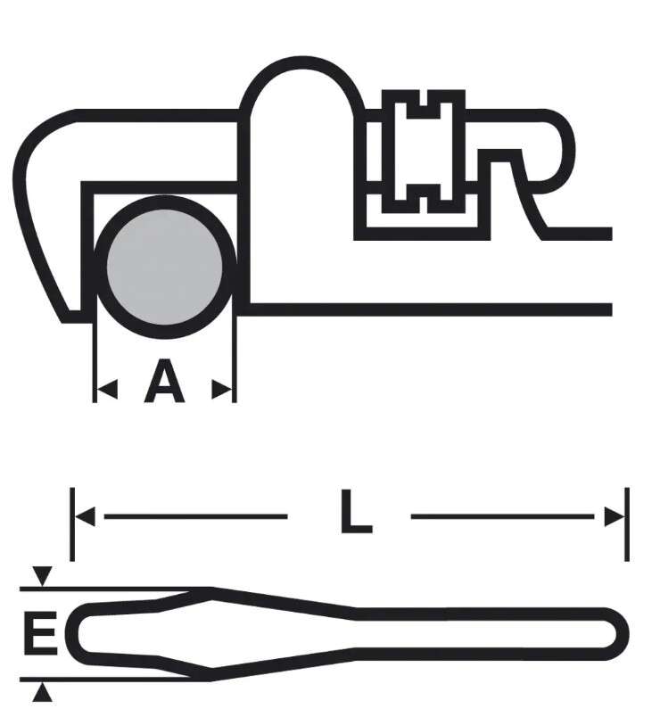 Image du produit CLE STILLSON 18" 450 MM OUVERTURE 60MM
