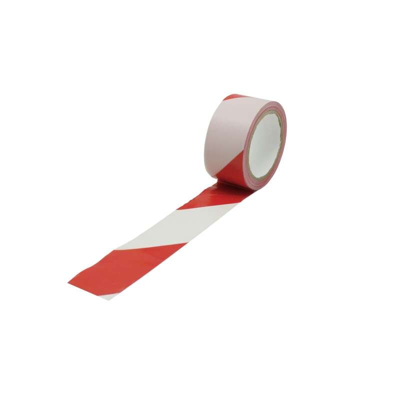 Image du produit ADHESIF SIGNALISATION ROUGE ET BLANC 33MX 50MM