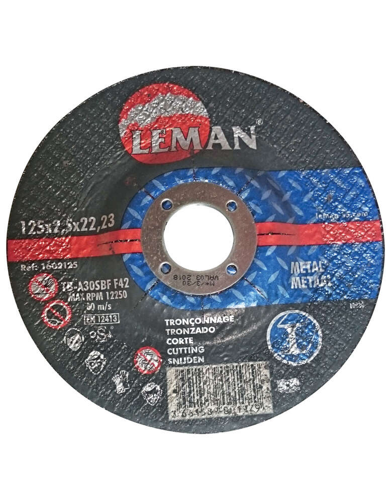 Image du produit DISQUE A TRONCONNER EXPERT ACIER &Oslash; 125 X 2.5 X 22,23MM F42