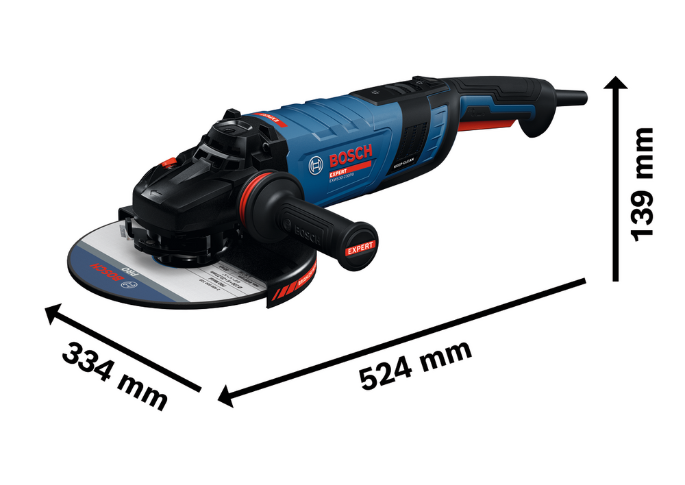 Image du produit MEULEUSE BOSCH &Oslash; 230MM 2800W EXWS30-230 PB  A FREIN MAGNETIQUE