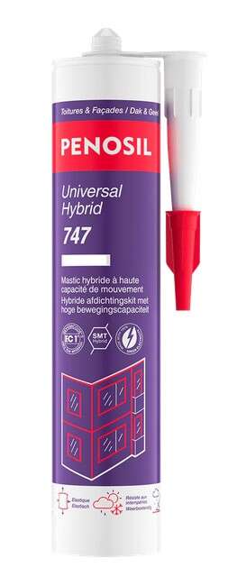 Image du produit MASTIC POLYM&Egrave;RE HYBRIDE 747 SANS SOLVANT GRIS BETON 290 ML
