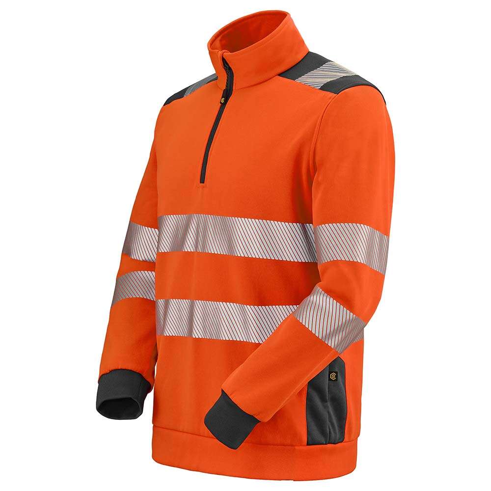 Image du produit SWEAT FLUO SAFE XP ORANGE FLUO / GRIS CHARCOAL CEPOVETT