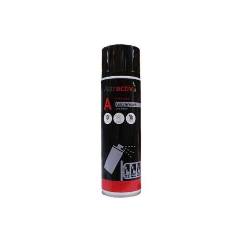 Image du produit BOMBE GALVA BRILLANT 500ML ATTRACTIV