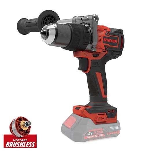 Image du produit COFFRET PERCEUSE A PERCUSSION STAYER 150 NM + 2 BAT. 5AH + 1 CHARGEUR