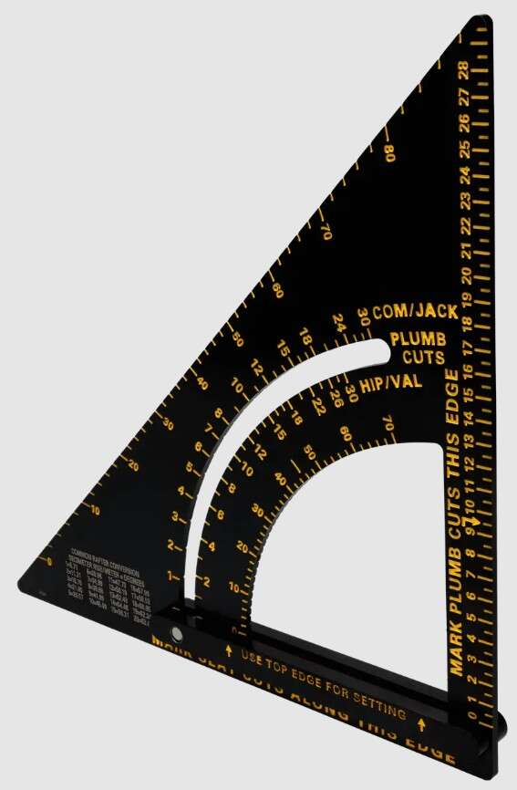 Image du produit EQUERRE CHARPENTIER NOIRE 30CM AJUSTABLE QUICKSHARES STANLEY
