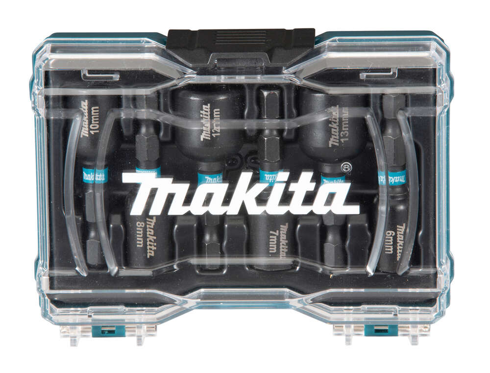 Image du produit COFFRET DOUILLES CHOCS IMPACT HEX 1/4 6/7/8/10/12/13 MM  MAKITA