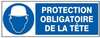 Image du produit PANNEAU ECO 33X20CM "PROTECTION OBLIGATOIRE DE LA TETE"