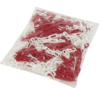 Image du produit CHAINE PLASTIQUE ROUGE BLANCHE Ø 8MM SAC DE 25 M