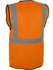 Image du produit SINGER GILET HV ORANGE MULTIPOCHE ZIPP&Eacute;