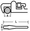 Image du produit CLE STILLSON 36" 900 MM OUVERTURE 102MM