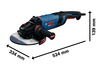 Image du produit MEULEUSE BOSCH &Oslash; 230MM 2800W EXWS30-230 PB  A FREIN MAGNETIQUE