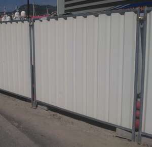 Image produit CLOTURE BARDEE BLANCHE RAL 9010 LONG 2160 X LARG 2000 MM