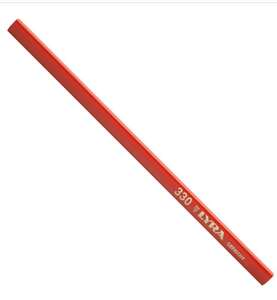 Image produit CRAYON CHARPENTIER LYRA 30CM PROFI 330 ROUGE PROMO BOITE DE 100 P