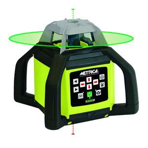 Image produit NIVEAU LASER CHANTIER ROTATIF HORIZ.VERTICAL VERT BRAVO HV4 PORTEE 500M