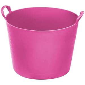 Image produit AUGE PLASTIQUE BAC ROND CAPAZO 42L AVEC POIGNEES ROSE
