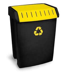 Image produit POUBELLE POUR TRI SELECTIF 50 LITRES JAUNE